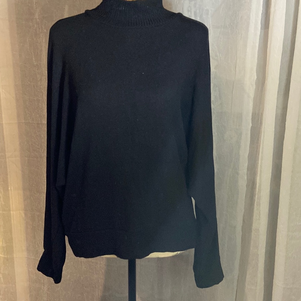 White House Black Market Open back turtleneck sweater
